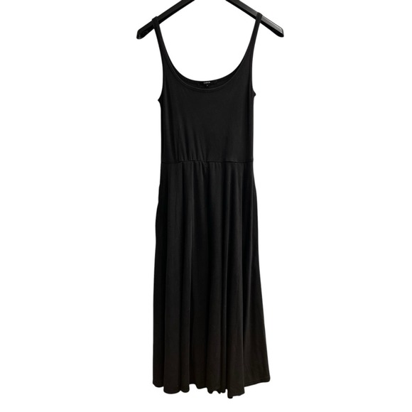 Quince Dresses & Skirts - Quince Dress Black Tencel Tank Midi Size S Lagenlook Capsule Casual Comfort